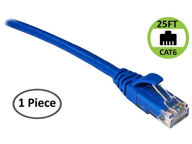 CAT6 Snagless Network Ethernet Cable Lan Internet Patch Cords Networking 1'-25' 