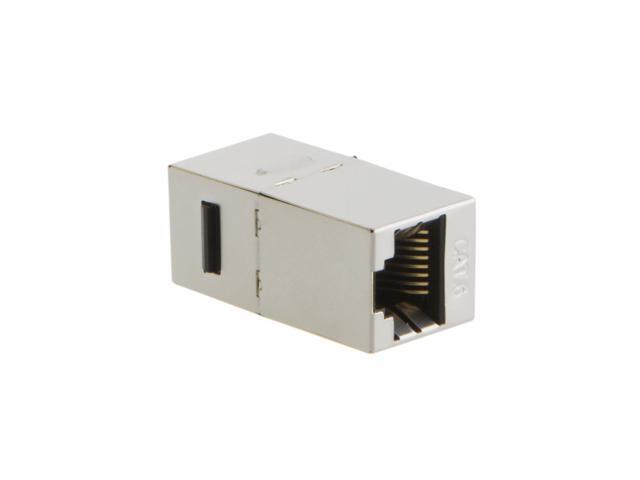 RJ45 Modular E 10-PACK Cat6 Shielded Inline Modular Coupler With Keystone Latch
