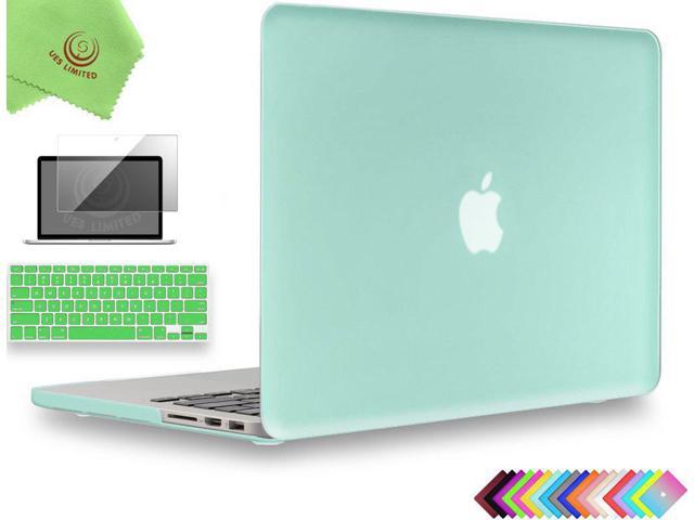 Ueswill 3in1 Matte Hard Case For Macbook Pro Retina 15 Inch Mid 12 13 14 Mid 15 Model A1398 No Cd Rom No Touch Bar Keyboard Cover And Screen Protector Green Newegg Com