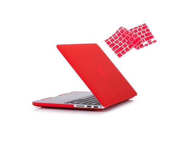 Ruban Plastic Hard Case And Keyboard Cover For Macbook Pro 13 Inch With Retina No Usb C A1502 A1425 Released 15 14 13 12 No Cd Rom Red Newegg Com