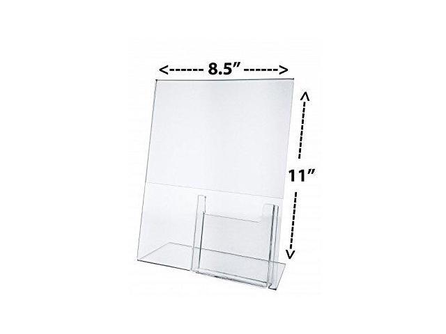 Marketing Holders Superior Image L Frame Base Slanted Desktop Sign