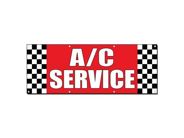 A C Service Auto Body Shop Car Repair Banner Sign 4 Ft X 8 Ft W 8