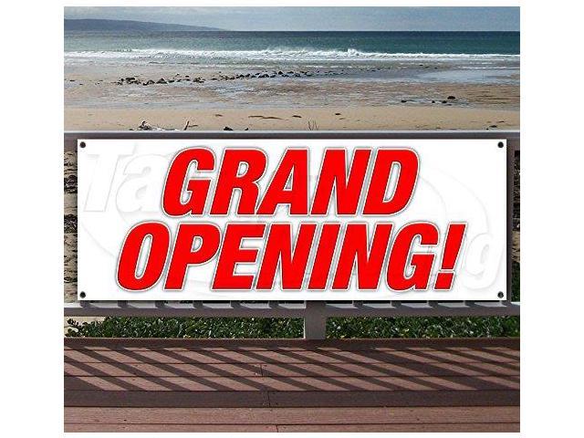 Many Sizes Available Grand Opening Extra Large 13 oz Heavy Duty Vinyl Banner Sign with Metal Grommets Store Flag, Advertising New