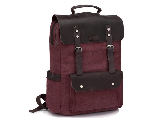 vaschy leather laptop backpack