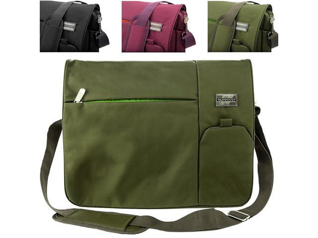 Laptops up to 15.45 inches with 3 Port USB Hub Cady Briefcase Messenger Bag for Toshiba Tecra Series Satellite Series Portege Series
