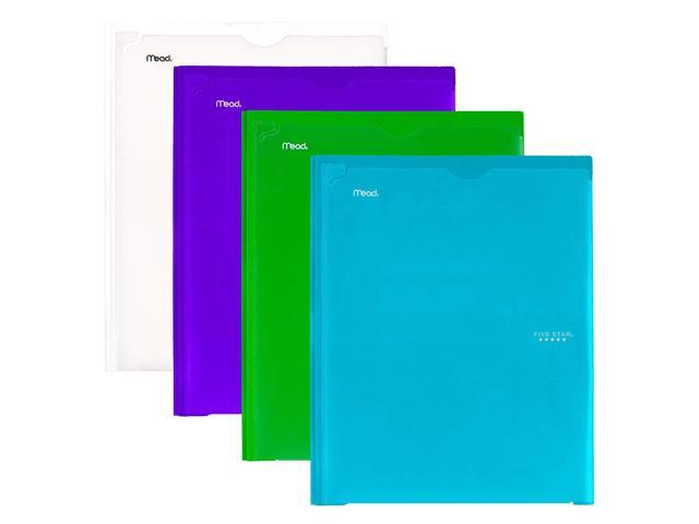 Plastic Color Selected for You Five Star 2 Pocket Folder with Prong Fasteners Folder with Pockets 34136 Customizable Cover 