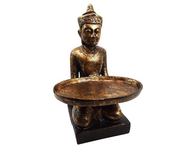 Ebros Decorative Buddhist Monk Business Card Holder Office