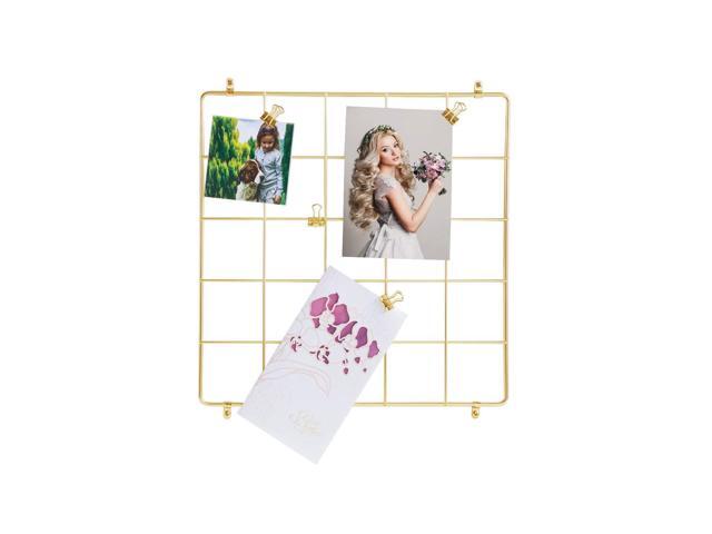 Designa Metal Wire Mesh Grid Panel Memo Board Hanging