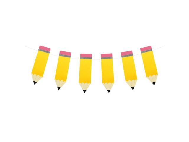 Pencil Banner Pencil Garland Kindergarten Banner Classroom