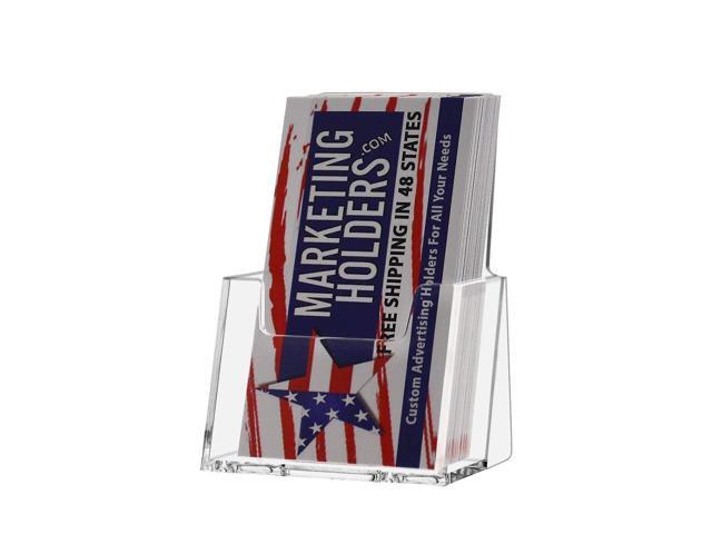 Marketing Holders Vertical Business Card Holder Lot Of 10 Counter Top Clear Stands Marketing Holders Vertical Business Card Holder Lot Of 10 Counter Top Clear Stands