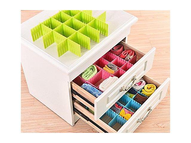 Eworld Plastic Grid Drawer Dividers Adjustable Diy Closet