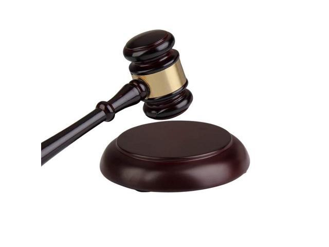 wish you have a nice day Wooden Gavel and Sound Block perfet for Judge Lawyer Auction Sale