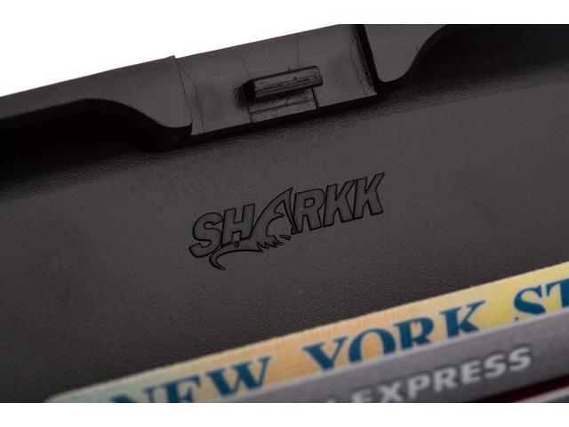 Black SHARKK LARGE Aluminum Wallet Credit Card Holder With RFID Protection