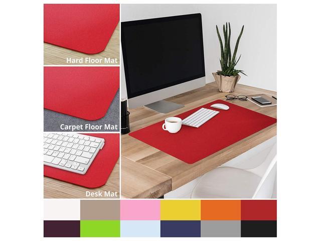Casa Pura Non Slip Red Desk Mat 20 X 26 1 6 X2 Pvc