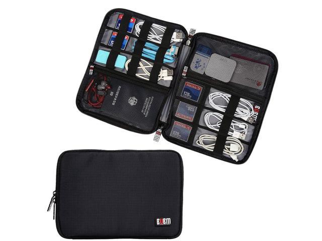 BUBM Portable Multi-functional Digital Storage Bag Electronic Accessories Travel Organizer Case Charger Cable Organizer Blue