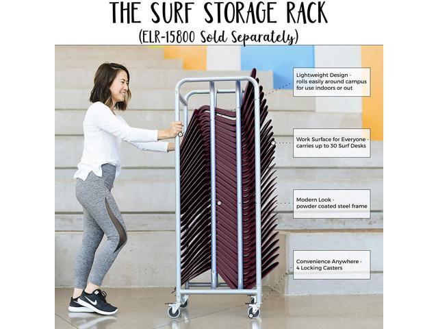 Ecr4kids The Surf Portable Lap Desk Laptop Stand Writing Table Burdy Newegg Com