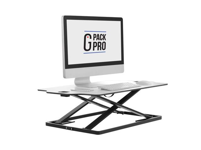 Adjustable Standing Desk Converter By G Pack Pro Slim Height