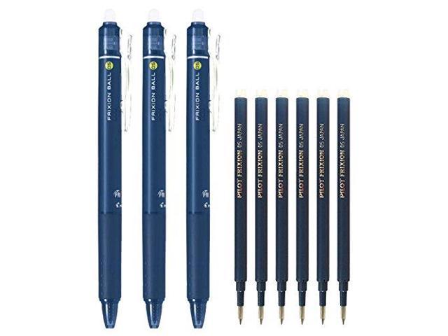 Pilot FriXion Ball Gel Multi Pen Refill 0.5mm Blue 3-Pack 