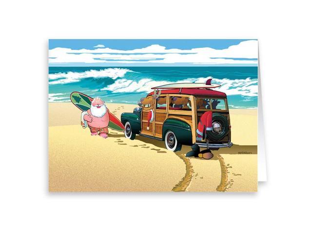Beach Christmas Cards >> Santa S Classic Woody Beach Christmas Card 18 Cards Envelopes Beach Christmas Cards Beach Christmas Cards >> Santa S Classic Woody Beach Christmas Card 18 Cards Envelopes Beach Christmas Cards