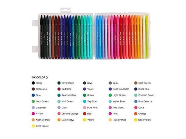 Set of 36 Monami 3000 PLUSPEN Color Pen Assorted