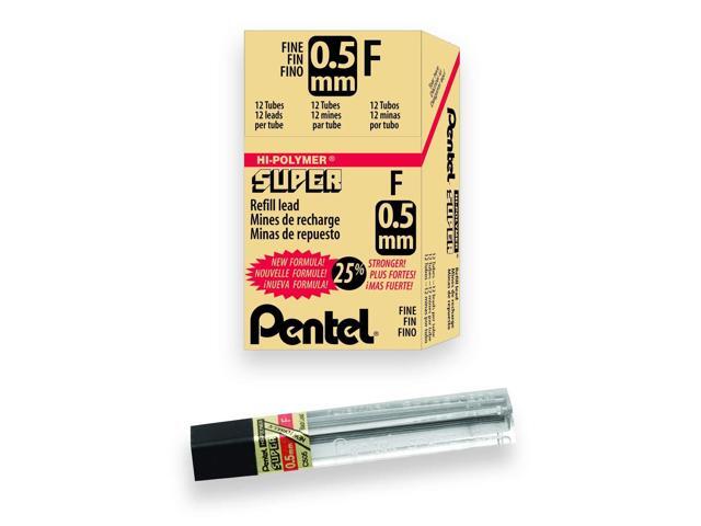 144 Pieces of Lead 0.7mm Medium Pentel 50-F Super Hi-Polymer Lead Refill F
