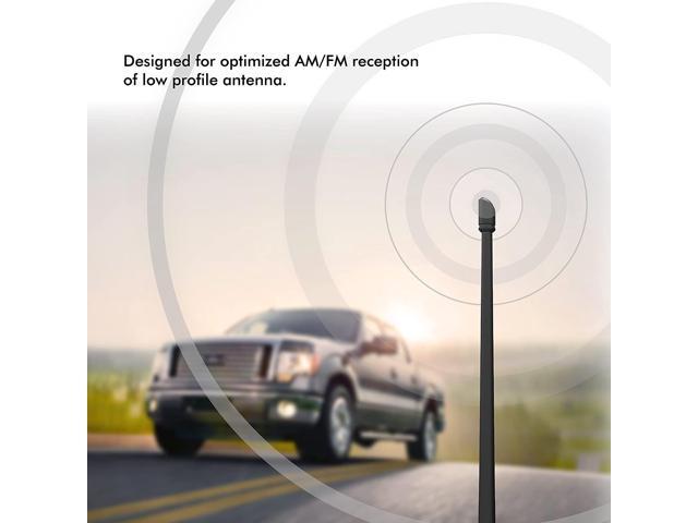 13 Inch Antenna Fit for Chevy Silverado 1500 2500 3500 GMC Sierra Denali Rubber Antenna Replacement for Optimized FM//AM Reception