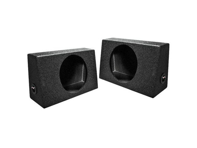 QPower QBOMB Dual 10" Subwoofer Enclosure For 2005-2024 Toyota Tacoma Double Cab - Under Seat, Sealed