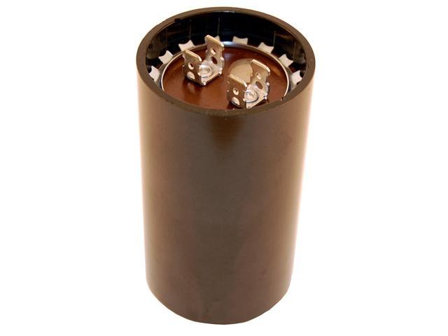 NTE Electronics MSC125V1000 Series MSC Motor Start AC Electrolytic Capacitor 110/125V Two 0.250 Quick Connect Terminals Inc. Two 0.250 Quick Connect Terminals 1000-1200 µF Capacitance 