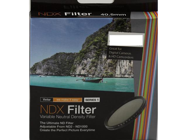 Vivitar 40.5mm Neutral Density Variable Fader NDX Filter ND2~ND1000 ND16 ND32