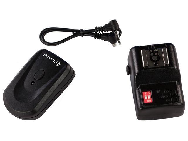 TM Simple Studio NPT-04 4 Channel Wireless Hot Shoe Flash Trigger and 1 Receiver Set for Canon Nikon Pentax