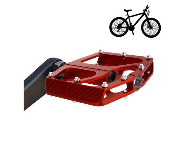 1 Pair Red Bike Cycling Platforms Flat Pedals Aluminum Alloy Mountain BMX MTB