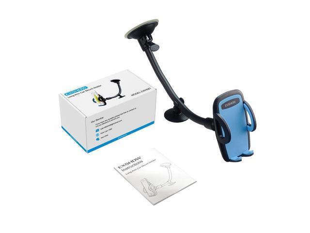 Nexus 5X//6P LG Blue HTC and All Phones 3.5-6.5 inch EXSHOW Car Mount,Universal Windshield Dashboard 8.5 inch Long Arm Car Phone Mount for iPhone 11// Xr// Xs Max//X//8//7//6S Plus Samsung Galaxy S10 S9