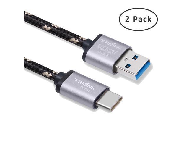 USB C to USB A White Premium Charging Data Cable 2 PACK 3Ft 1M USA SELLER 56k