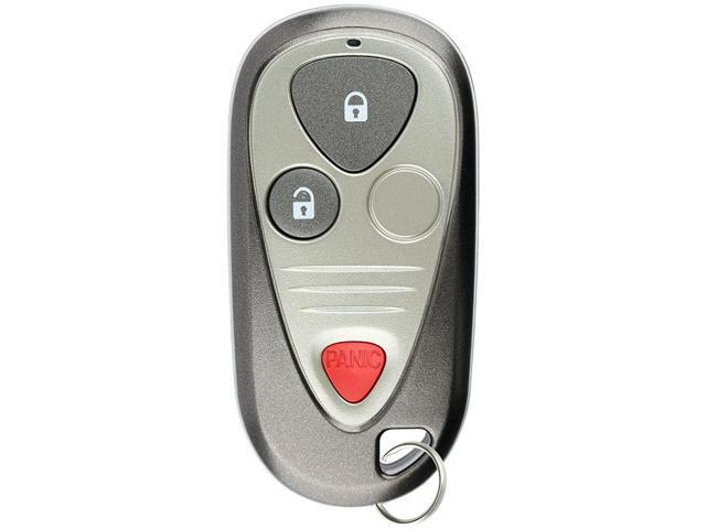 KeylessOption Keyless Entry Remote Control Car Key Fob Replacement 15913415 Red