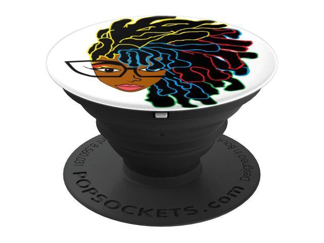 Natural Hair For Black Women Dreadlock Beauty 2 Popsockets Grip And Stand For Phones And Tablets