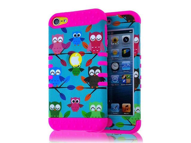 For iPod Touch 5th 6th Gen Tyre Rubber Shockproof Hybrid Hard Case Cover Skin