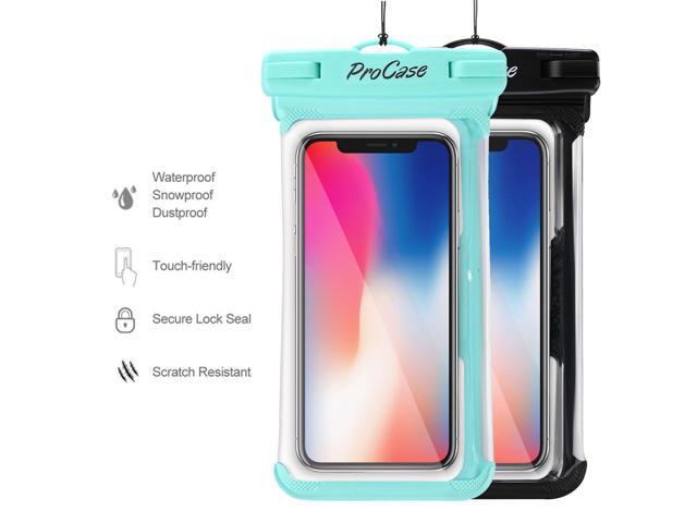 Pixel 3 2 XL up to 6.5-3 Pack Galaxy S10 Plus S9 S8 +//Note 9 8 Clear ProCase Universal Waterproof Pouch Cellphone Dry Bag Underwater Case for iPhone Xs Max XR X 8 7 6S Plus