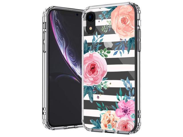 Mosnovo Iphone Xr Case Clear Iphone Xr Case Girls Blossom Stripes Floral Flower Pattern Clear Design Transparent Plastic Hard Back Case With Tpu Bumper Case Cover For Iphone Xr Newegg Com