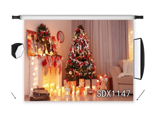 Lb Christmas Backdrops For Photography 7x5ft Vinyl White Brick