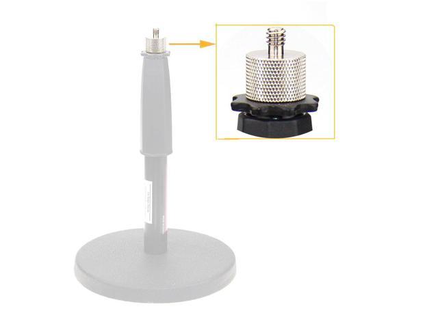 CAMVATE Thread Adapter Microphone Stand 5//8-27 Female to 1//4-20 Male for Camera Monitor