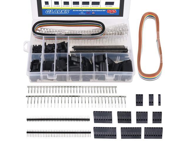 20-Pin Male IDC Flat Ribbon Cable Box Header 2.54mm Pitch Connectors 25-Pack 