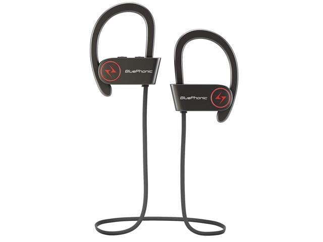 Bluephonic Wireless Sport Bluetooth Headphones Hd Beats Sound Quality Sweat Proof Stable Fit In Ear Workout Earbuds Ergonomic Running Earphones