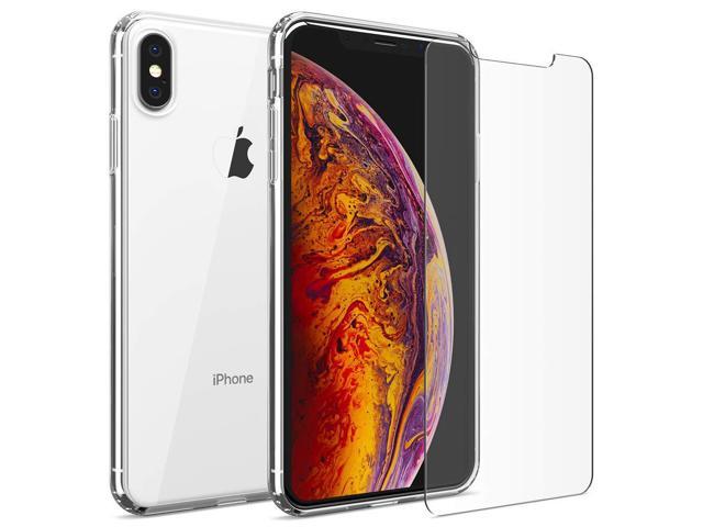 Iphone Xs Max Case Free Tempered Glass Screen Protector 2 In 1