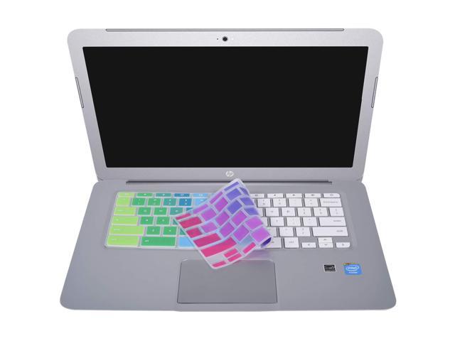 CaseBuy Ultra Thin Keyboard Cover Compatible with HP 14 inch Chromebook/HP Chromebook 14-db Series/HP Chromebook 14-ca Series/HP Chromebook 14-ak Series/HP Chromebook 14 G2 G3 G4 G5 Ombre Pink