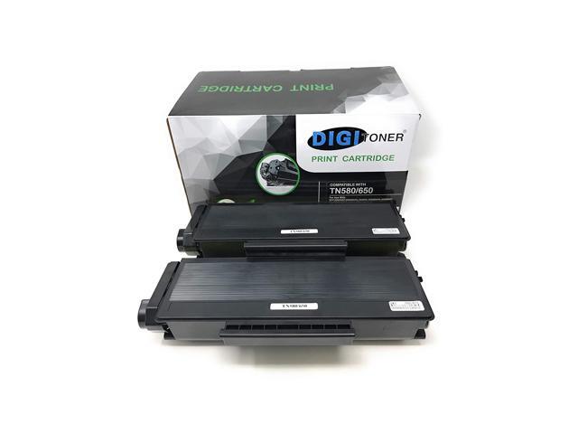 8PK TN650 Black Toner Cartridge Compatible For Brother HL-5370DW Printer