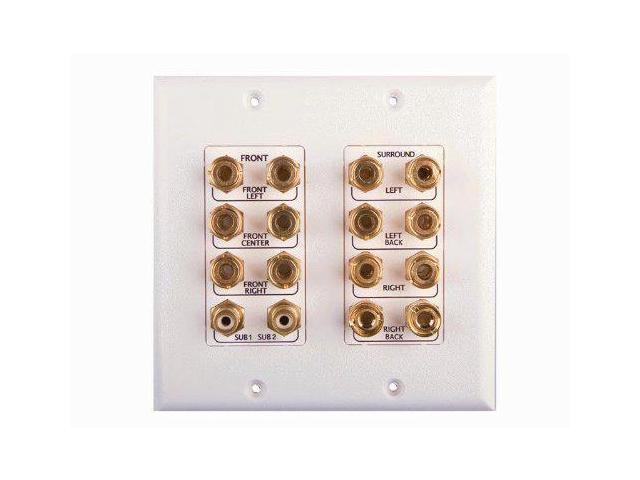 Icarus 7 2 Home Theater Surround Sound Connection Wall Plate Icarus 7 2 Home Theater Surround Sound Connection Wall Plate