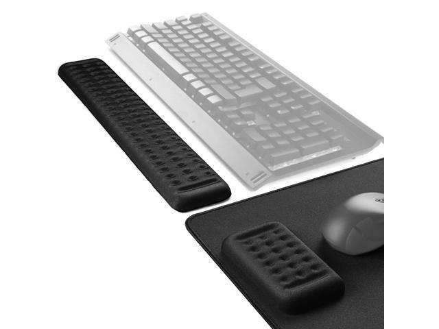 Mroco Ergonomic Wrist Rests Include Memory Foam Keyboard Wrist Rest Pad Mouse Wrist Rest And Large Mouse Pad Comfortable For Easy Typing And Pain Relief For Computer Laptop Office Home Black