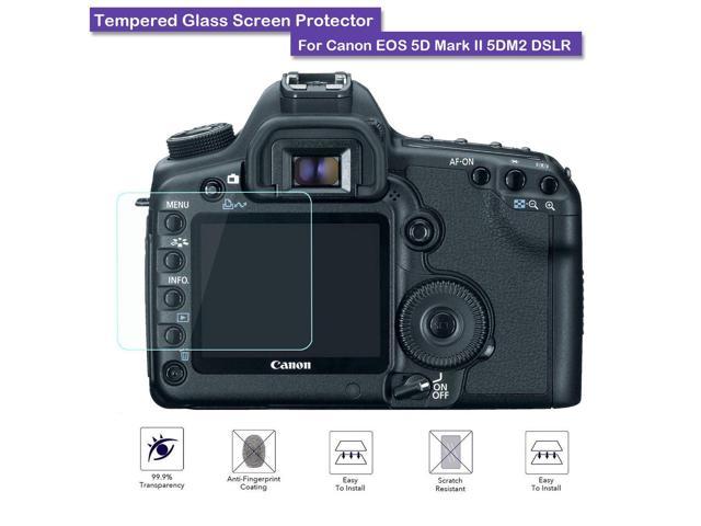 Glass Screen Protector For Canon EOS 5D Mark II 2 Tempered Ultra Thin Camera 5D2 