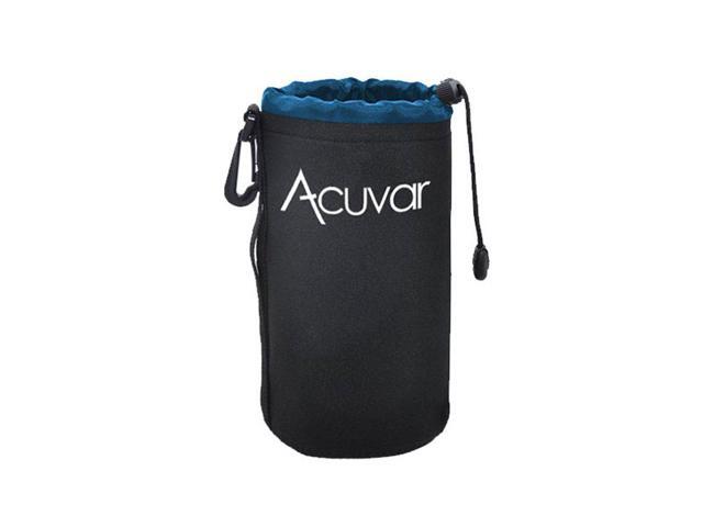 Blue and Black Sigma Pentax Soft Pouch for Canon Olympus DSLR and SLR Camera Lens Acuvar Large Neoprene Sony