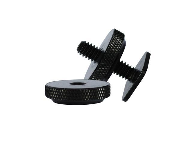 4 pcs Double Nuts to Tripod Screw Converter for DSLR Camera Monitor LED Video Light AGG2468 Mini Black Double Screw 1//4 Flash Hot Shoe Mounting Adapter Holder LimoStudio